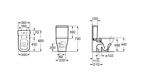 Бачок для унитаза Roca Gap 34147000Y