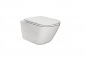 Унитаз подвесной Roca Gap Rimless в комплекте с крышкой Slim Soft Close 34H470000 Унитаз подвесной Roca Gap Rimless в комплекте с крышкой Slim Soft Close 34H470000