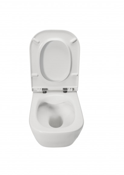 Унитаз подвесной Roca Gap Rimless в комплекте с крышкой Slim Soft Close 34H470000