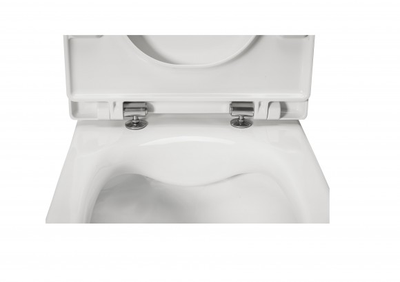 Унитаз подвесной Roca Gap Rimless в комплекте с крышкой Slim Soft Close 34H470000