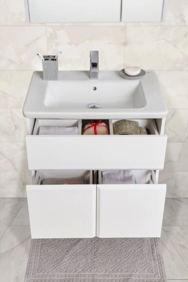 Тумба под раковину 60 см Roca Up ZRU9303010 белый глянец