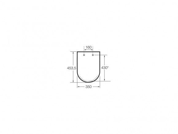 Сиденье с крышкой Slim Soft Close Roca The Gap (подходит для A34647L000/A342477000) 801472003