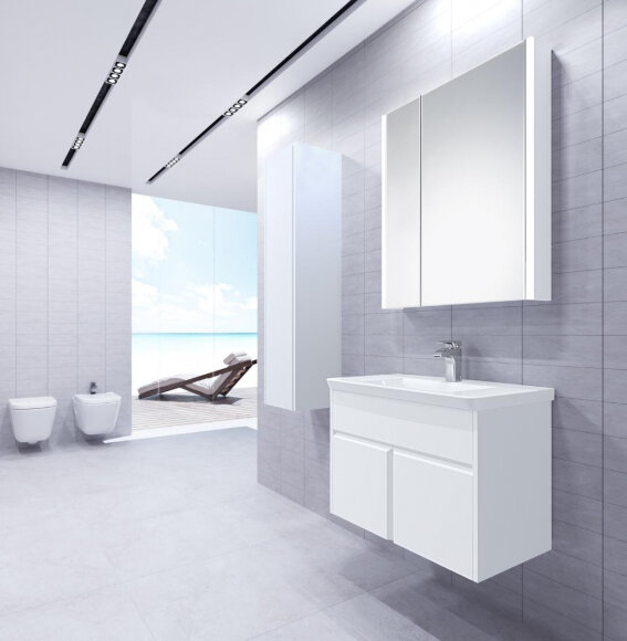 Шкаф-пенал Roca Up ZRU9303013 L,белый глянец