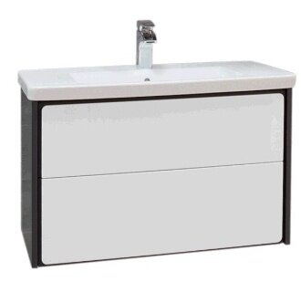 Тумба под раковину 80 см Roca Ronda ZRU9302965, белый глянец/антрацит