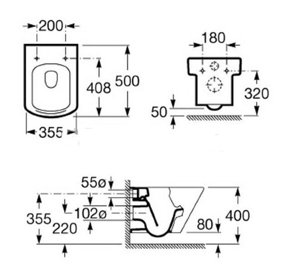 Унитаз подвесной Hall 346627000