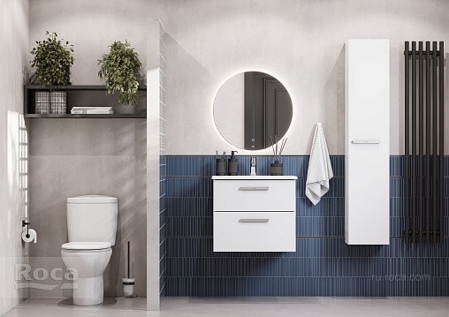 Тумба под раковину 60 см Roca Victoria, белый глянец 857468806