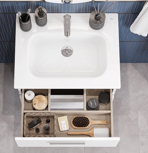 Тумба под раковину 60 см Roca Victoria, белый глянец 857468806