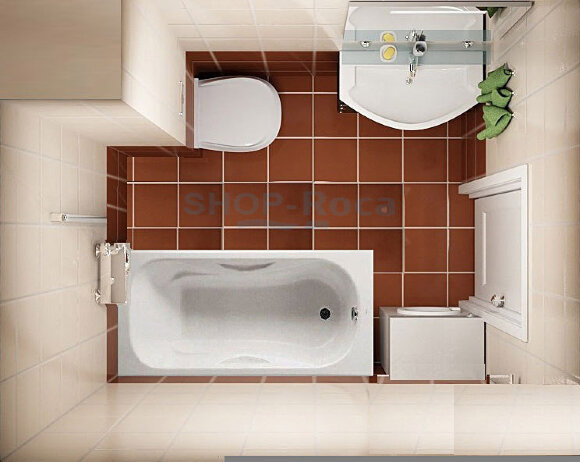 Ванна чугунная 170х70 Roca Malibu 2333G0000, с отверстиями для ручек