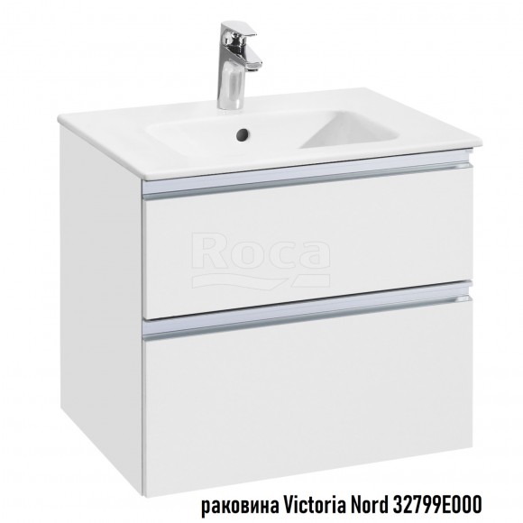 Тумба под раковину 60 см Roca Gap, белый глянец 857397806