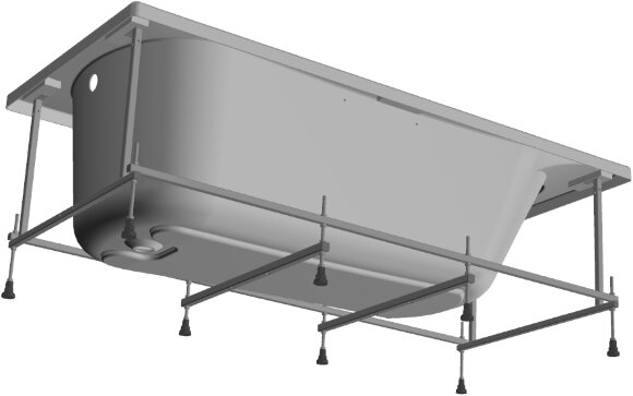 Монтажный комплект для ванны 150х70 Roca Line ZRU9302983