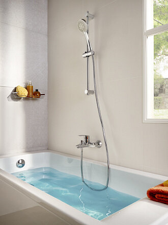 Настенный смеситель Monodin-N неповоротный излив, без выхода на душ, однорычажное упр.