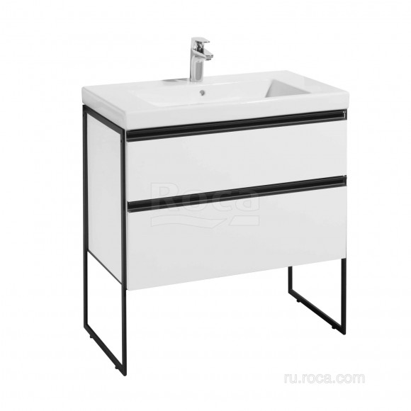 Ножки для мебели Roca Domi чёрный матовый, без полотенцедержателя, 1 шт 816830485