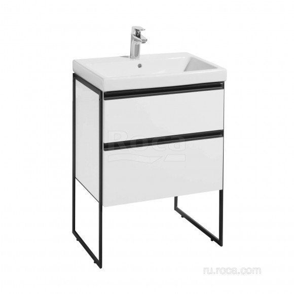 Ножки для мебели Roca Domi чёрный матовый, без полотенцедержателя, 1 шт 816830485