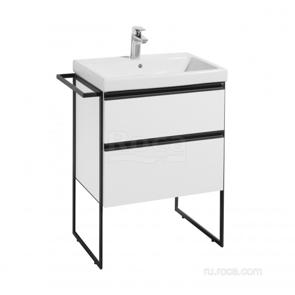 Ножки для мебели Roca Domi чёрный матовый, с полотенцедержателем, 1шт 816831485