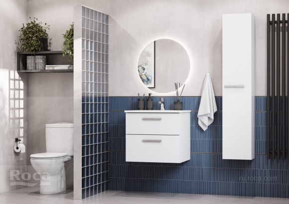 Шкаф-пенал 30x24 Roca Victoria, белый глянец 857564806