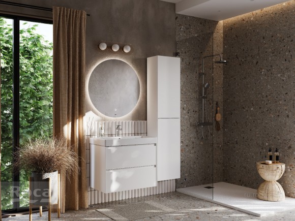 Тумба под раковину 80 см Roca Ona, белый матовый 857630509