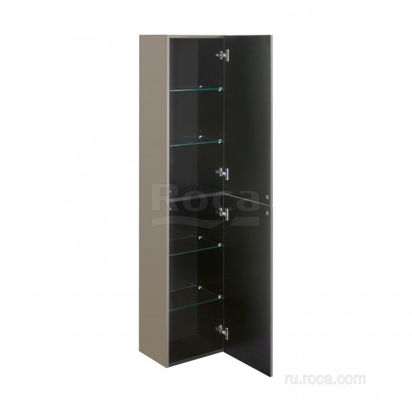 Шкаф-пенал 40x30 Roca Ona универсальный, бежево-серый матовый 857635510