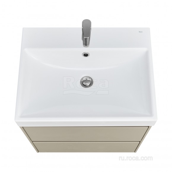 Тумба под раковину 60 см Roca Ona, бежево-серый матовый 857613510