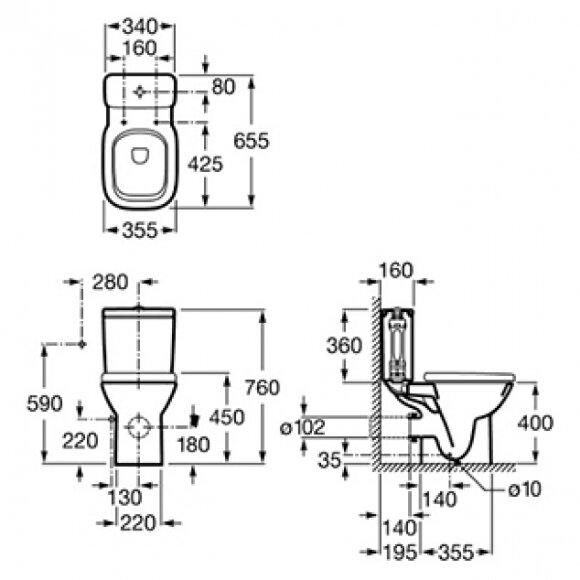 Крышка-сиденье для унитаза Roca Debba ZRU9302826, микролифт, ПРОДАЖА ТОЛЬКО В КОМПЛЕКТЕ С УНИТАЗОМ