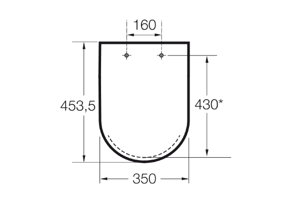 Крышка-сиденье для унитаза Roca Gap 801470004,стандарт,ПРОДАЖА ТОЛЬКО В КОМПЛЕКТЕ С УНИТАЗОМ