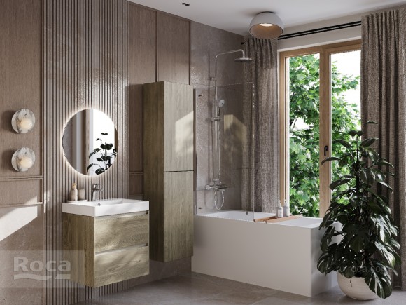 Тумба под раковину 60 см Roca Ona, темный вяз 857613511