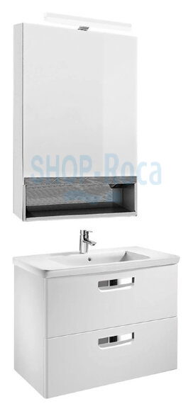 Зеркало-шкаф 60 cм Roca Gap ZRU9302748, белый