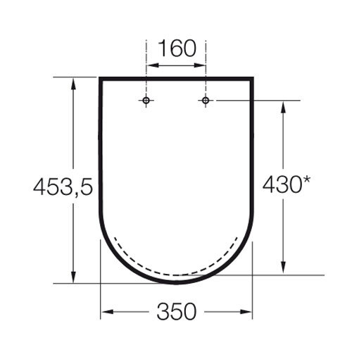 Крышка-сиденье для унитаза Roca Gap 801472004, микролифт,ПРОДАЖА ТОЛЬКО В КОМПЛЕКТЕ С УНИТАЗОМ
