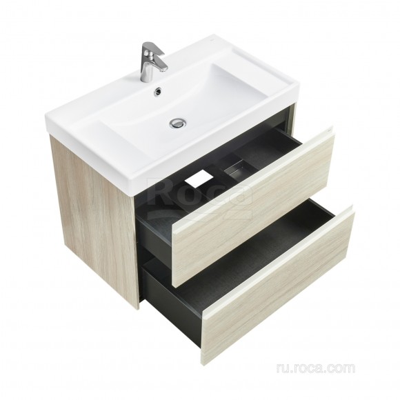 Тумба под раковину 80 см Roca Ona, светлый дуб 857630512