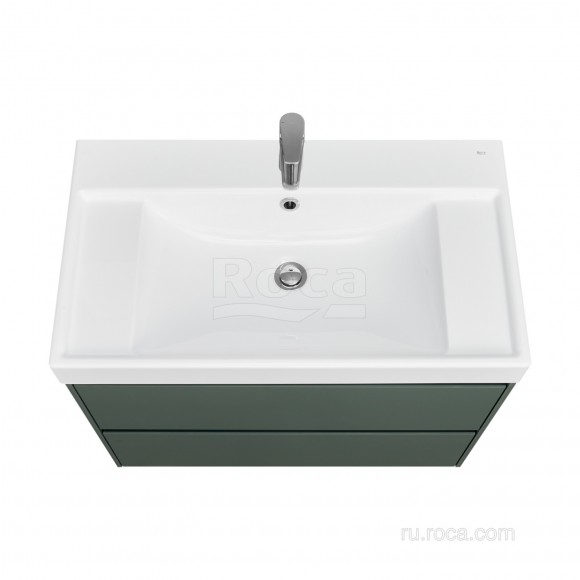 Тумба под раковину 80 см Roca Ona, зеленый матовый 857630513