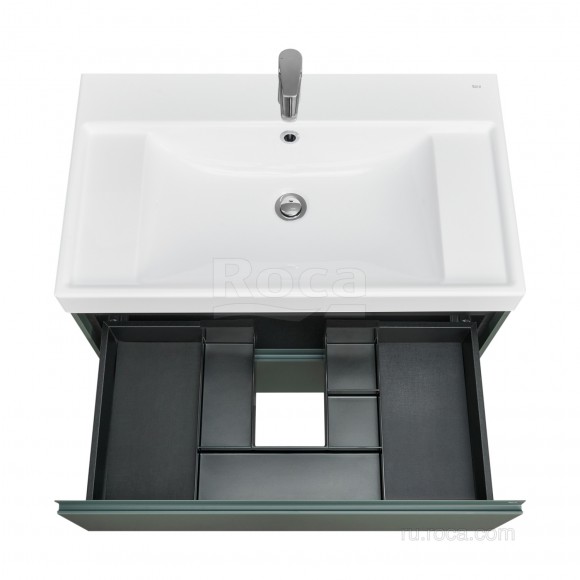 Тумба под раковину 80 см Roca Ona, зеленый матовый 857630513