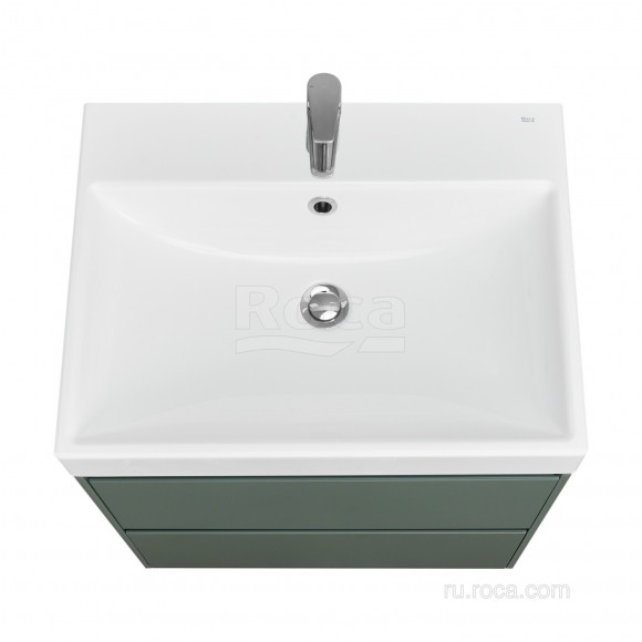 Тумба под раковину 60 см Roca Ona, зеленый матовый 857613513