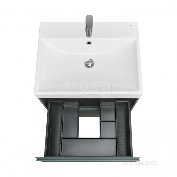 Тумба под раковину 60 см Roca Ona, зеленый матовый 857613513