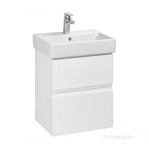 Тумба под раковину 50 см Roca Oleta, белый глянец 857638806