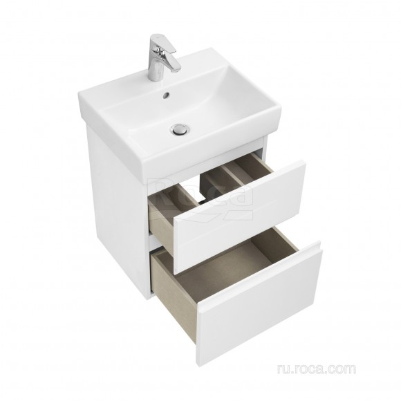 Тумба под раковину 50 см Roca Oleta, белый глянец 857638806