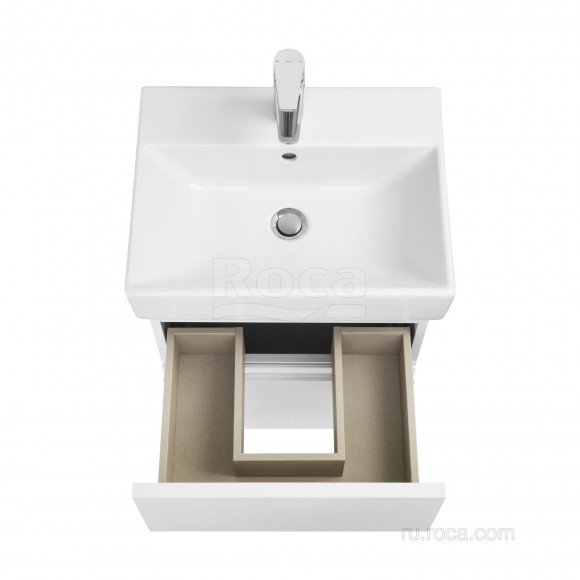 Тумба под раковину 50 см Roca Oleta, белый глянец 857638806