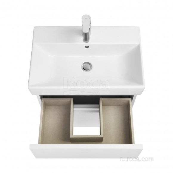 Тумба под раковину 60 см Roca Oleta, белый глянец 857639806