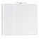 Зеркало-шкаф Etna 80х65 см, белый глянец, с подсветкой 857304806